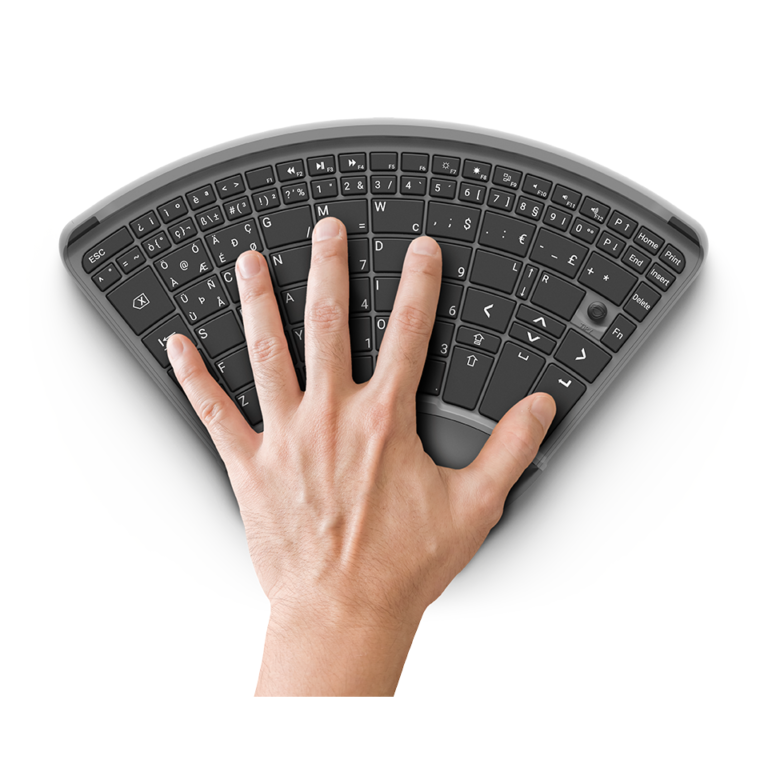 TiPY One-Handed Keyboard Black - InclusiveTLC